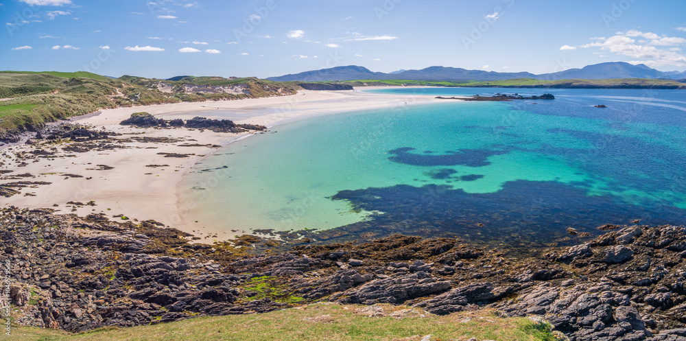 Fototapeta premium Panorama Faraid Head Coast Scotland