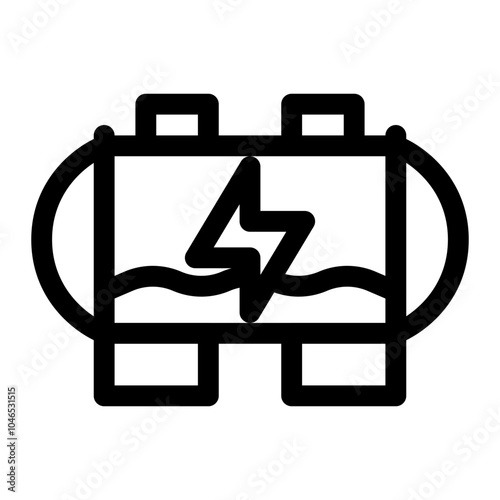 Hydropower Energy Icon