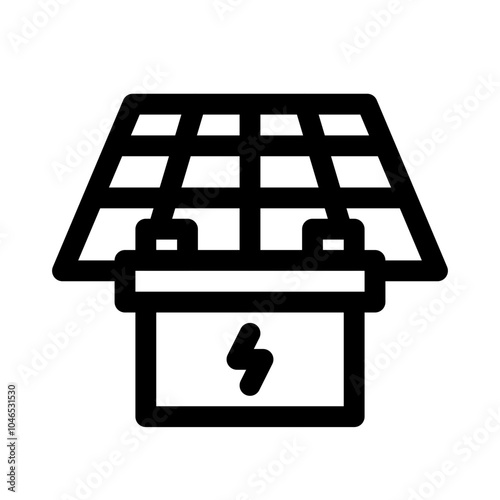 Solar Battery Icon