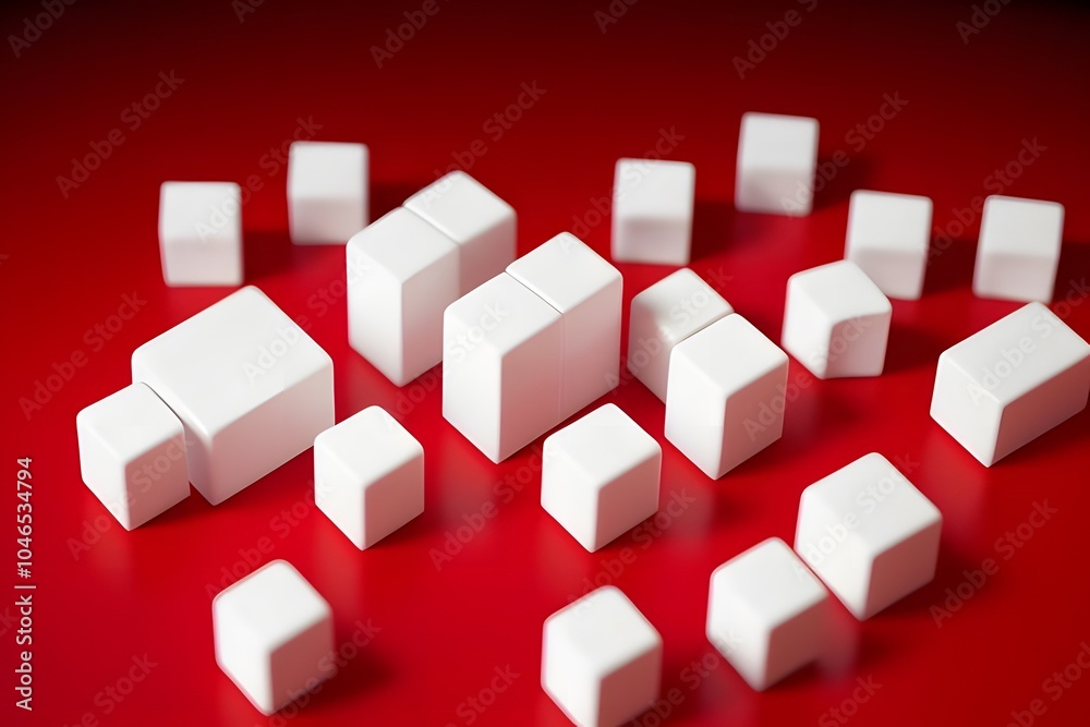 Obraz premium ia generated. puzzle pieces to form