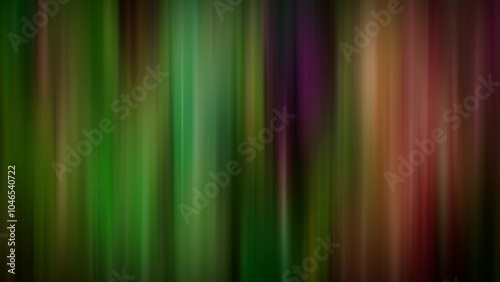 Abstract Vertical Blurred Lines in Green and Red