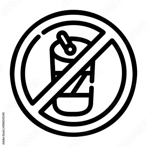 no liquid Line Icon