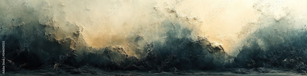 Obraz premium Abstract depiction of swirling clouds and atmospheric colors.