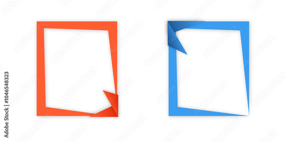 red and blue modern abstract frames red and blue modern abstract frames