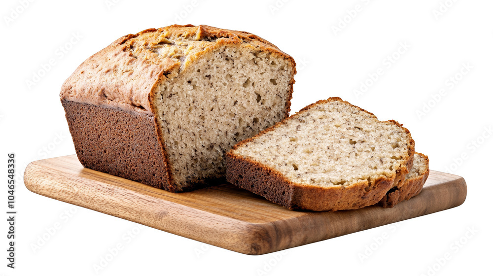 Freshly baked loaf of bread on rustic wooden cutting board a Freshly baked loaf of bread on rustic wooden cutting board a