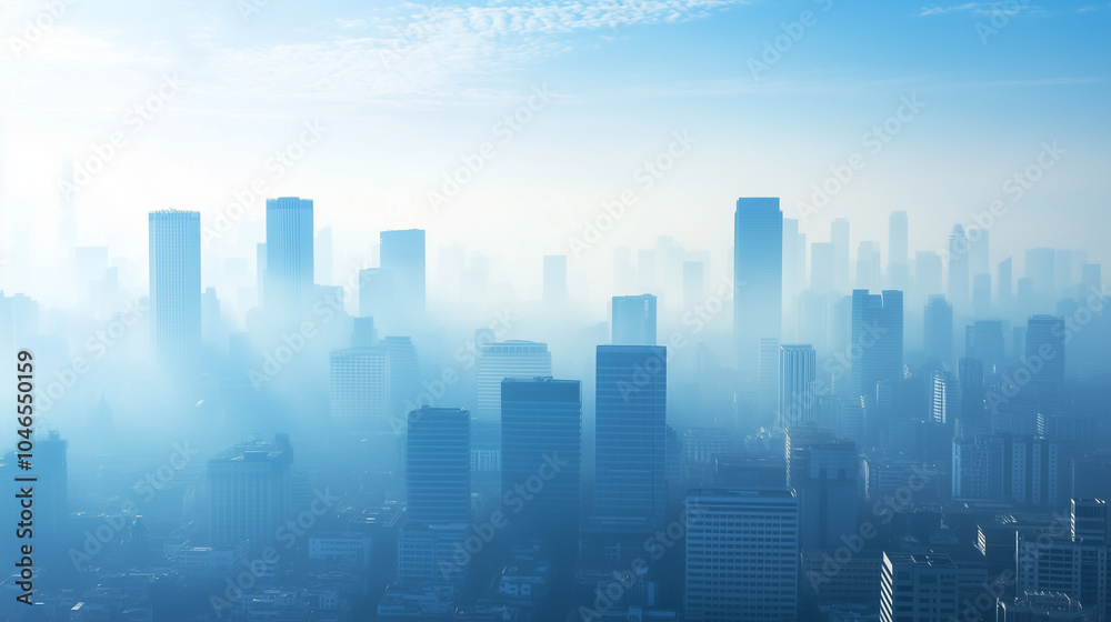 Foggy Cityscape Foggy Cityscape