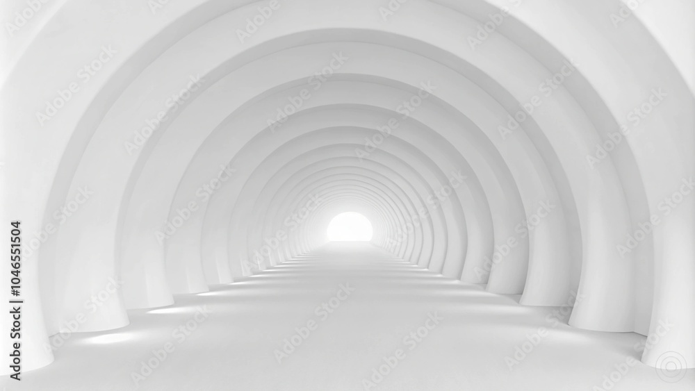 Naklejka premium Abstract of white curved architectural pattern background, Concept of future modern facade design on architecture. Abstract bright white background.