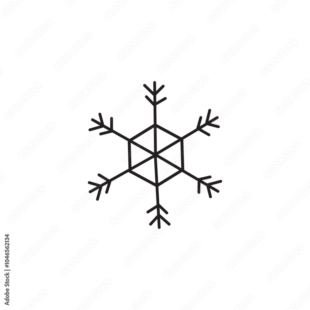 Snowflake Icon - Iconic Series Snowflake Icon - Iconic Series