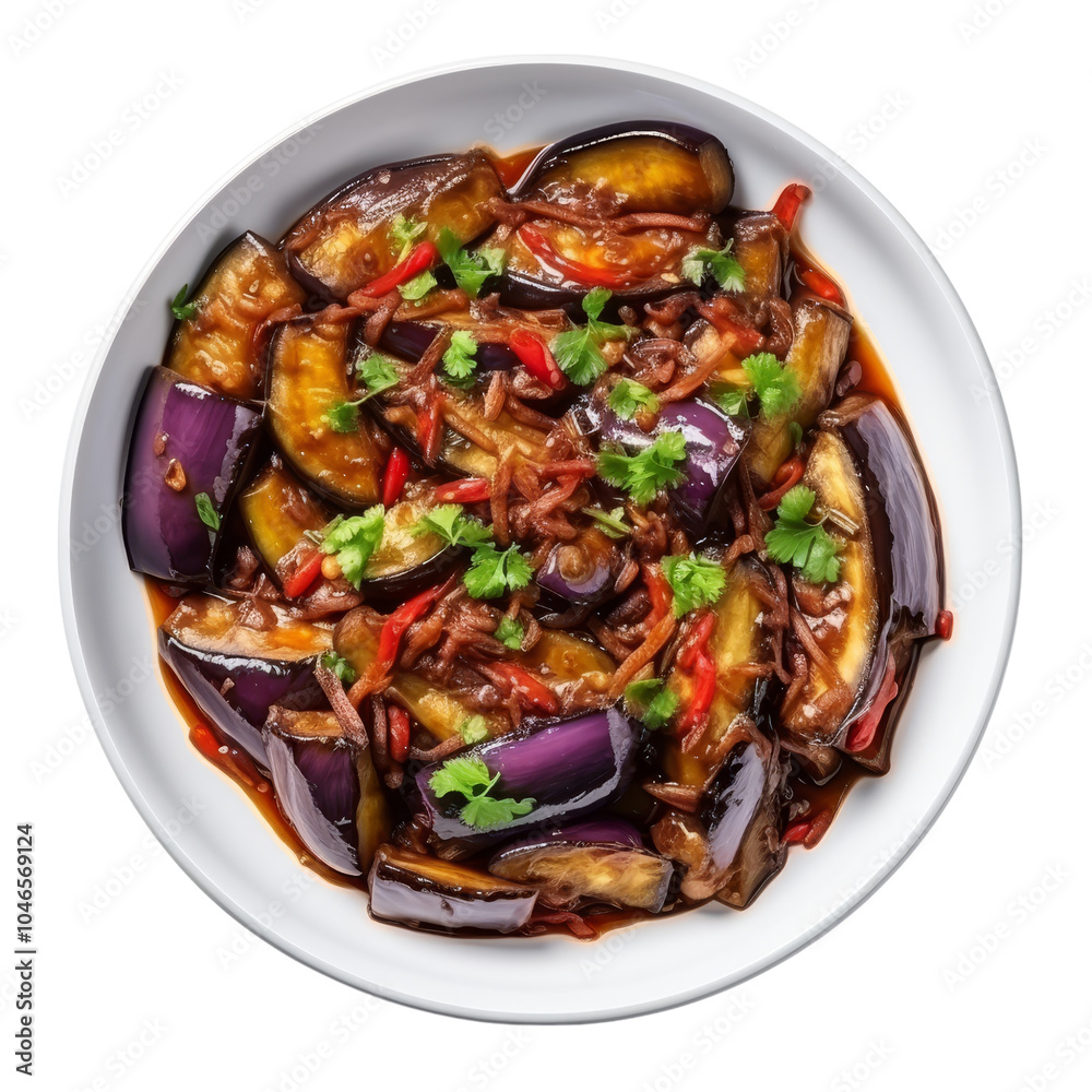 Delicious Eggplant Dish with Vibrant Flavors Delicious Eggplant Dish with Vibrant Flavors