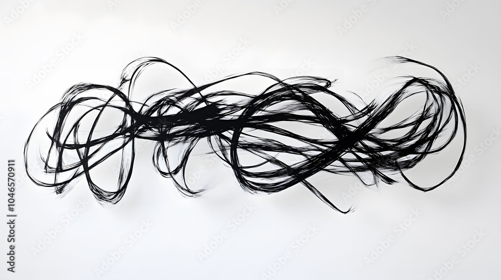 Abstract black lines Abstract black lines