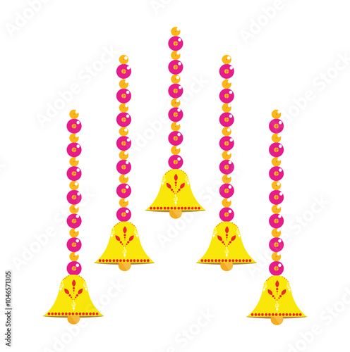 Diwali festival decorative bell hangings