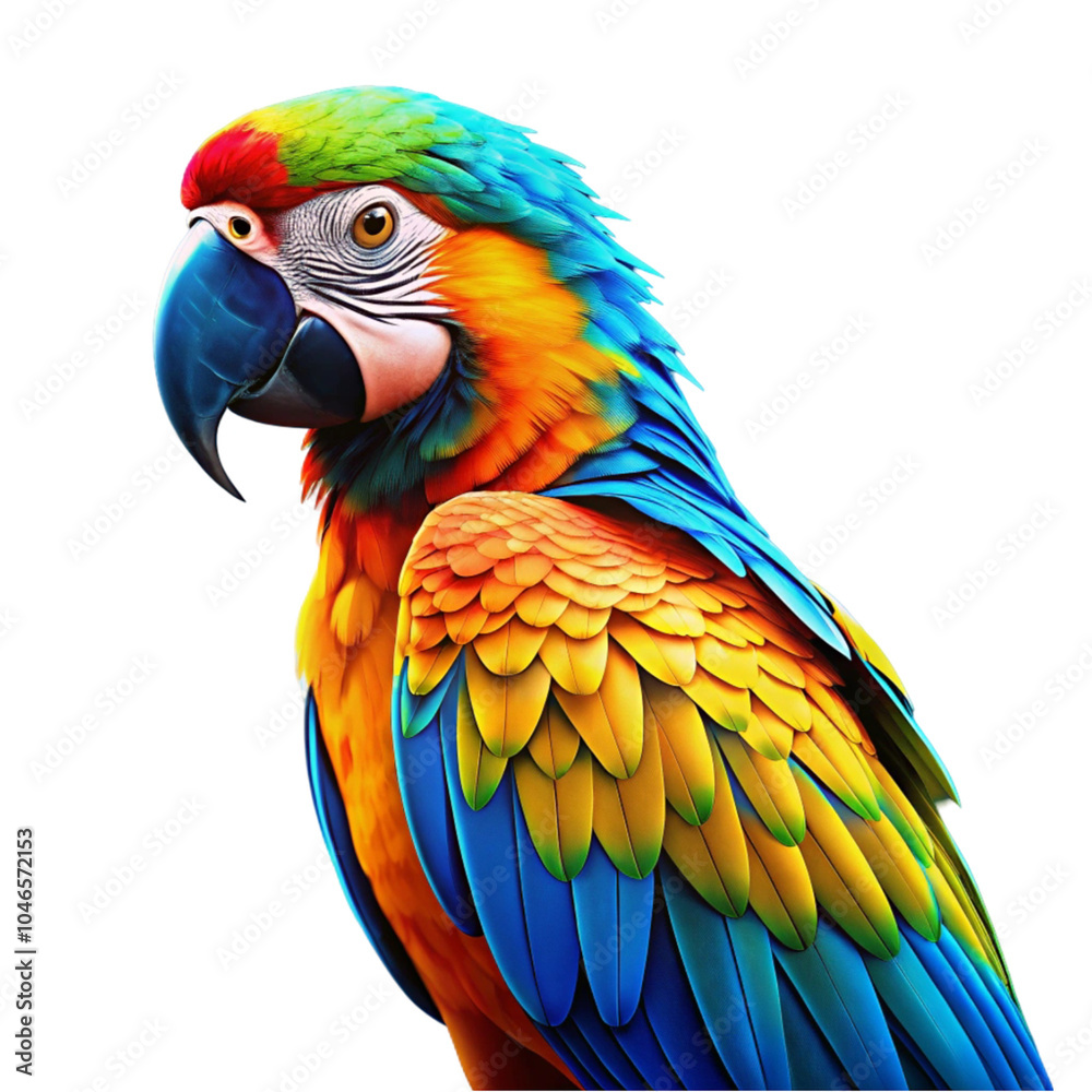Fototapeta premium A colorful parrot