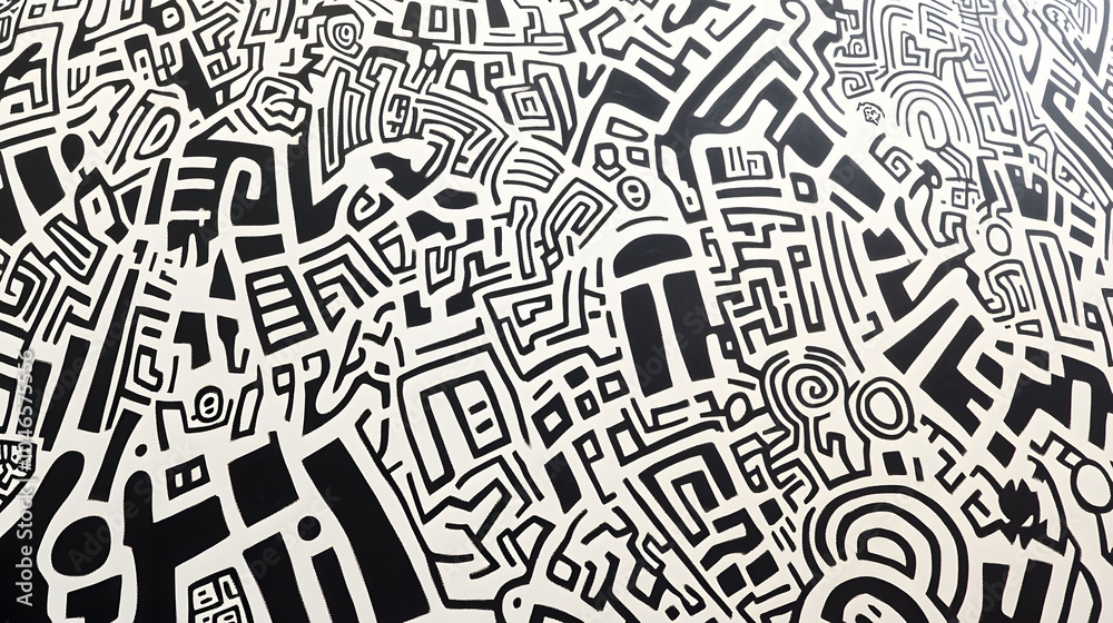 Abstract black patterns Abstract black patterns