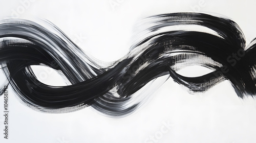 Dynamic black strokes