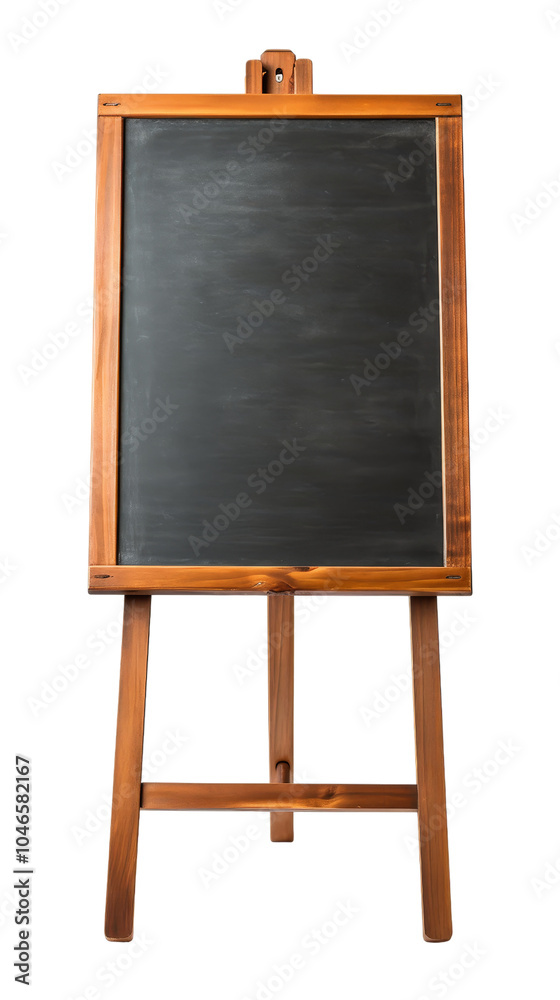 Wooden Easel with Chalkboard Surface Wooden Easel with Chalkboard Surface