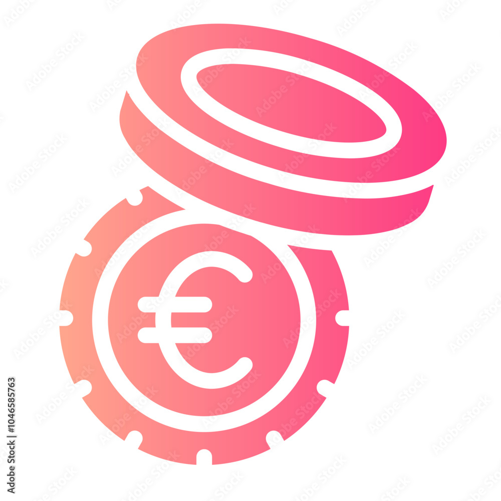 euro Gradient icon euro Gradient icon