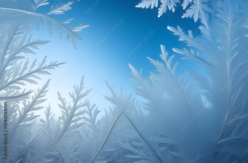 Light blue frosty background Light blue frosty background