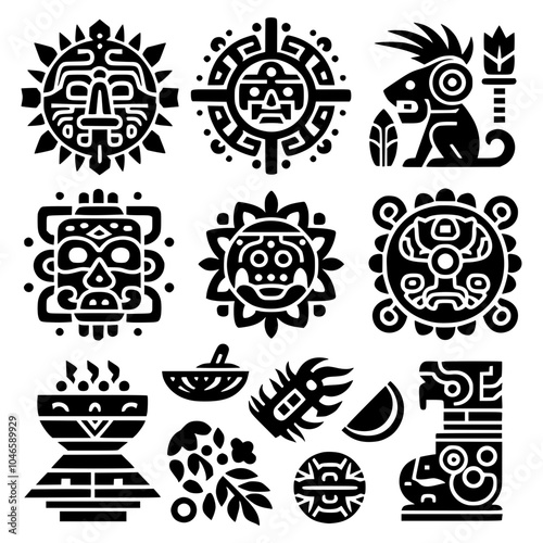 mayan ornament tattoo