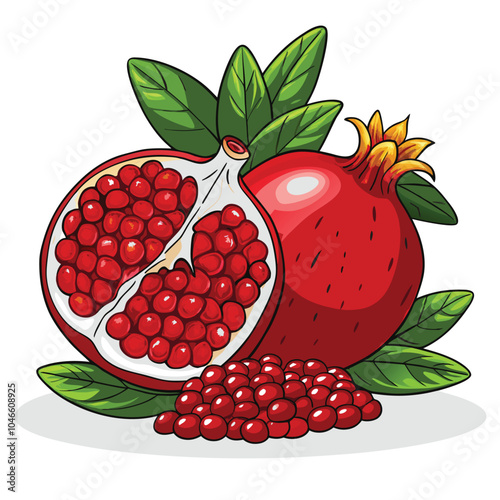 Raspberry vector illustration Isolated white background.