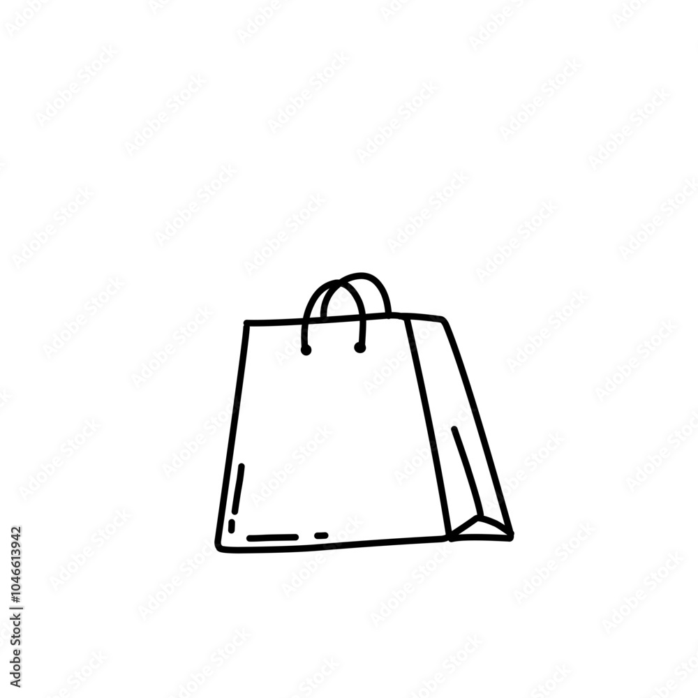Shopping Bag Doodle Shopping Bag Doodle