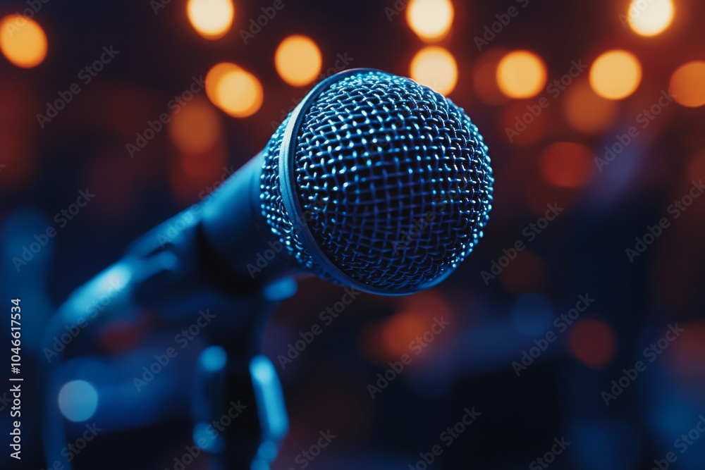 A microphone. Generative AI