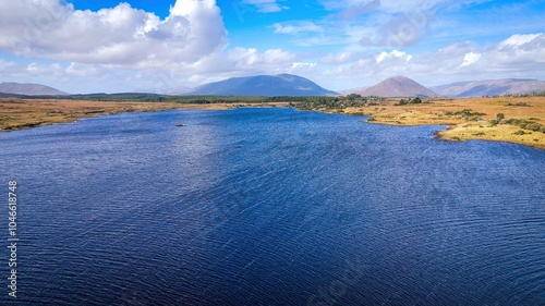 Beautiful Connemara National Park in the County Galway in Ireland photo