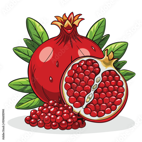 Raspberry vector illustration Isolated white background.