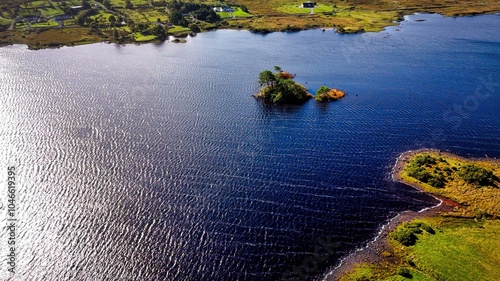 Beautiful Connemara National Park in the County Galway in Ireland photo