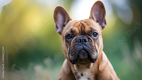 Elegant French Bulldog Posing Like a Star