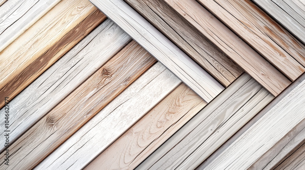 Textured background of diagonal wooden planks forming a geometric pattern, showcasing the beauty of natural wood grain and weathered textures Textured background of diagonal wooden planks forming a geometric pattern, showcasing the beauty of natural wood grain and weathered textures
