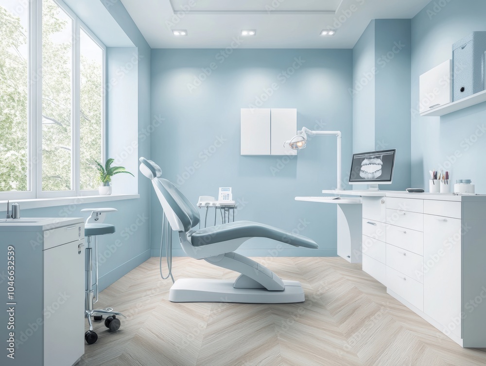 Dentist Office Interior. Dentist Office Interior.