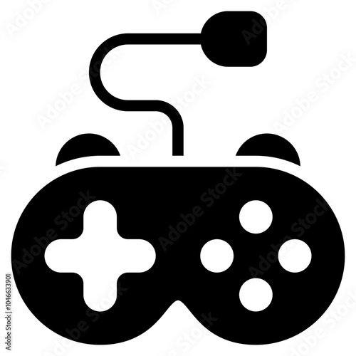 games icon with glyph style. Suitable for website design, logo, app and UI. Based on the size of the icon in general, so it can be reduced.