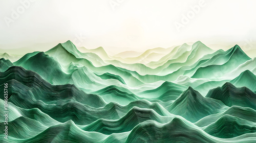 Wallpaper Mural Serene mountain landscape Torontodigital.ca