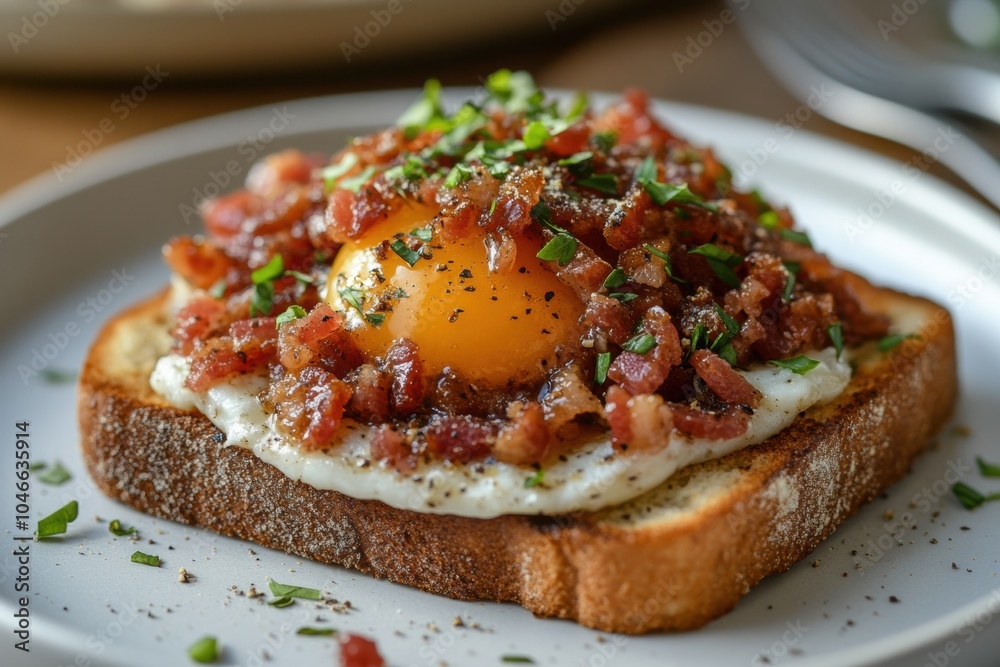 gourmet breakfast options, start your day right with morning toast topped with tangy bacon jam for a burst of flavor in your breakfast gourmet breakfast options, start your day right with morning toast topped with tangy bacon jam for a burst of flavor in your breakfast