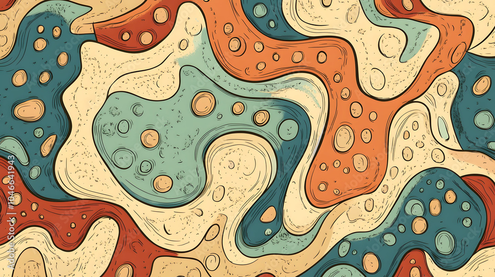 Naklejka premium Colorful abstract design