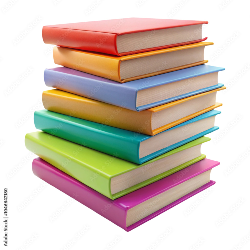 A stack of colorful books A stack of colorful books