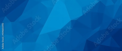 Cool Blue Polygon Background