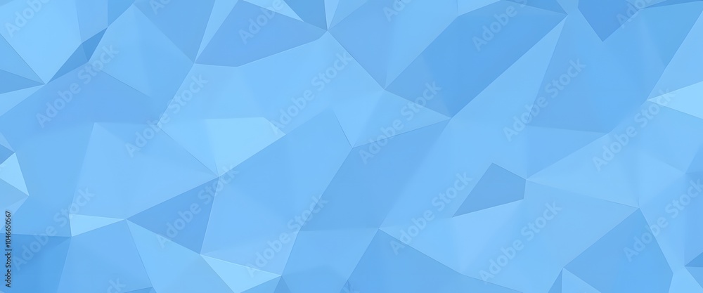Icy Blue Polygon Background Icy Blue Polygon Background