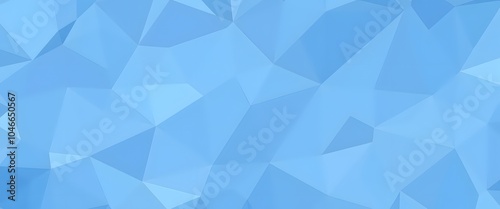 Icy Blue Polygon Background