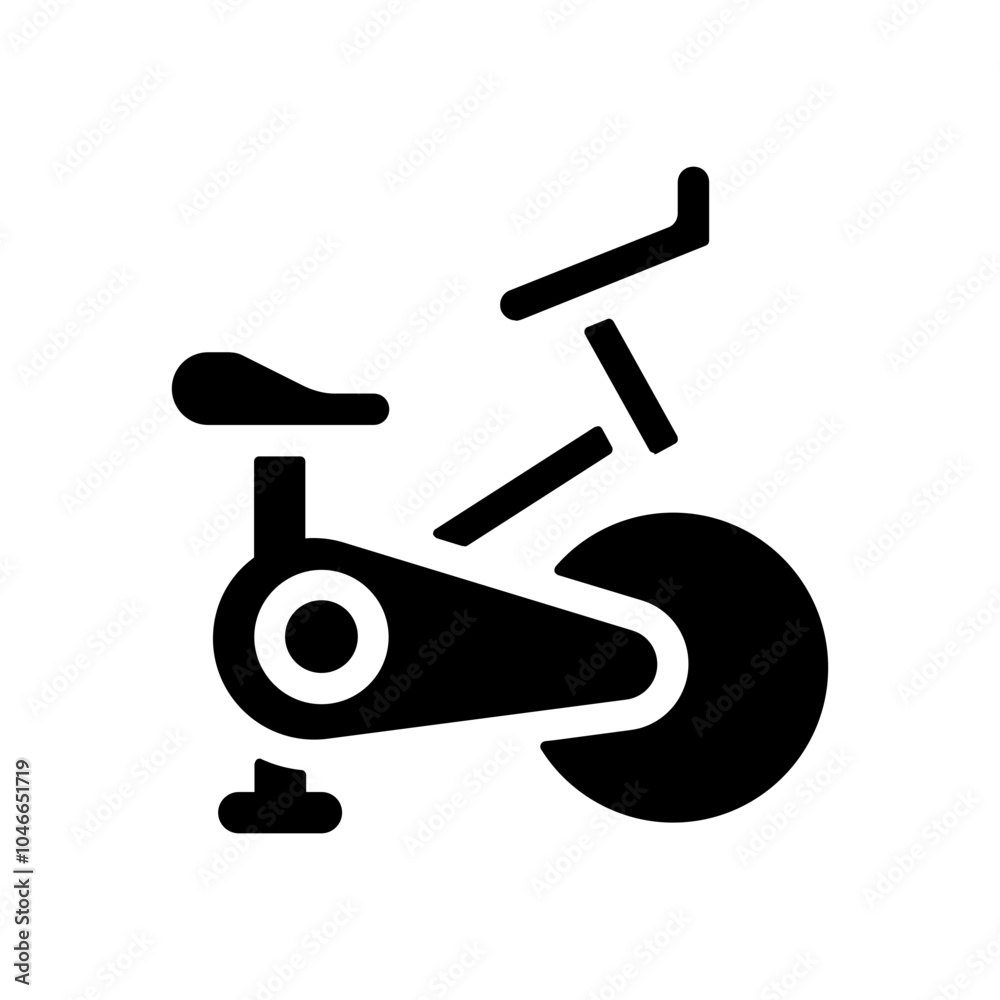 Exercise Bike Icon Exercise Bike Icon