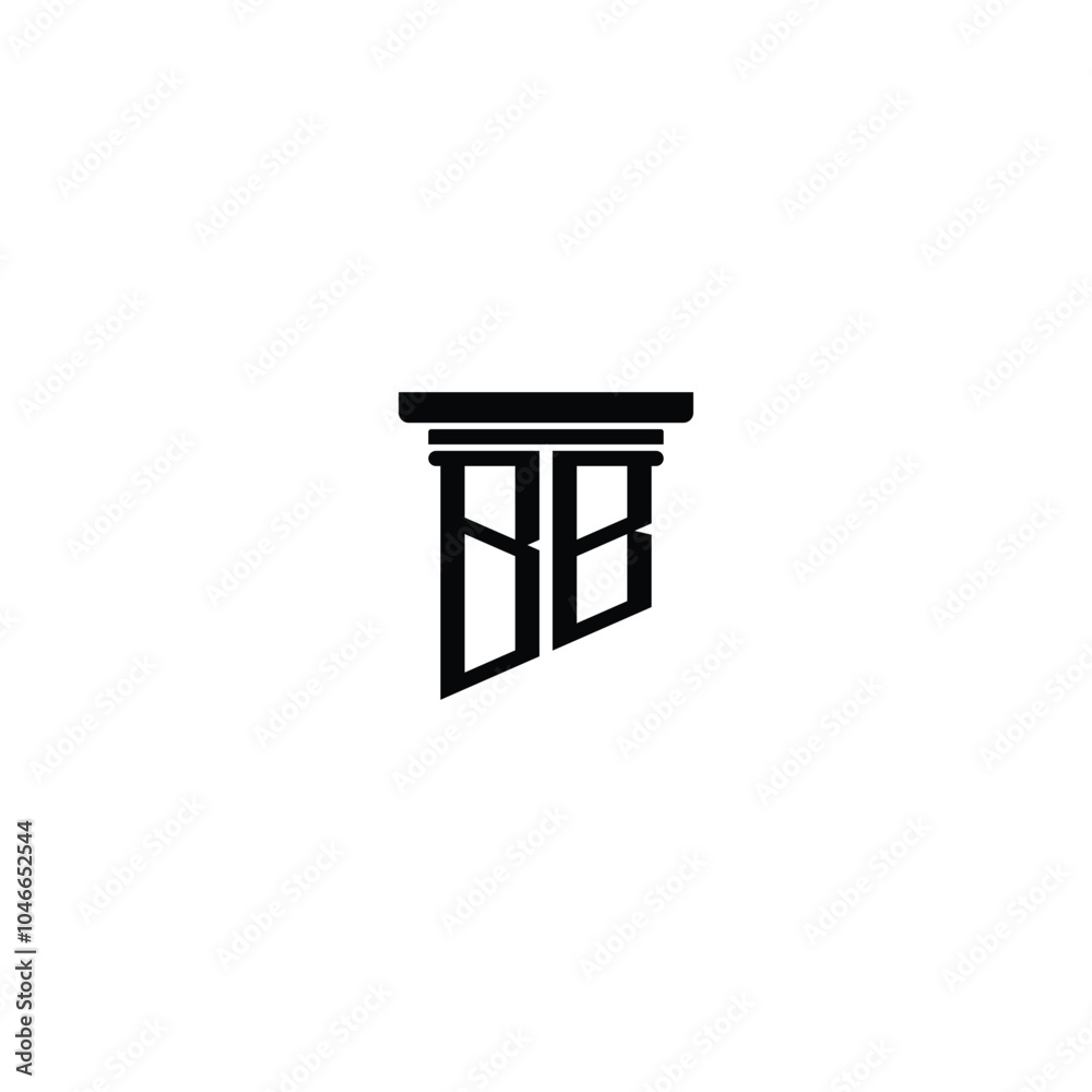 BB monogram logo design letter text name symbol monochrome logotype alphabet character simple logo BB monogram logo design letter text name symbol monochrome logotype alphabet character simple logo