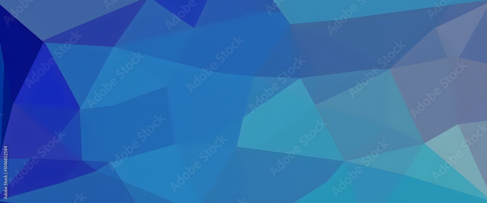 Obraz premium Blue Teal Polygon Background