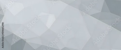 Icy Gray Polygon Background