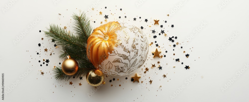 Obraz premium The Elegant Christmas Ornament