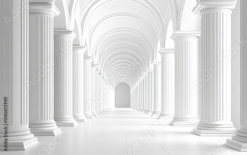 White Columns Hallway.