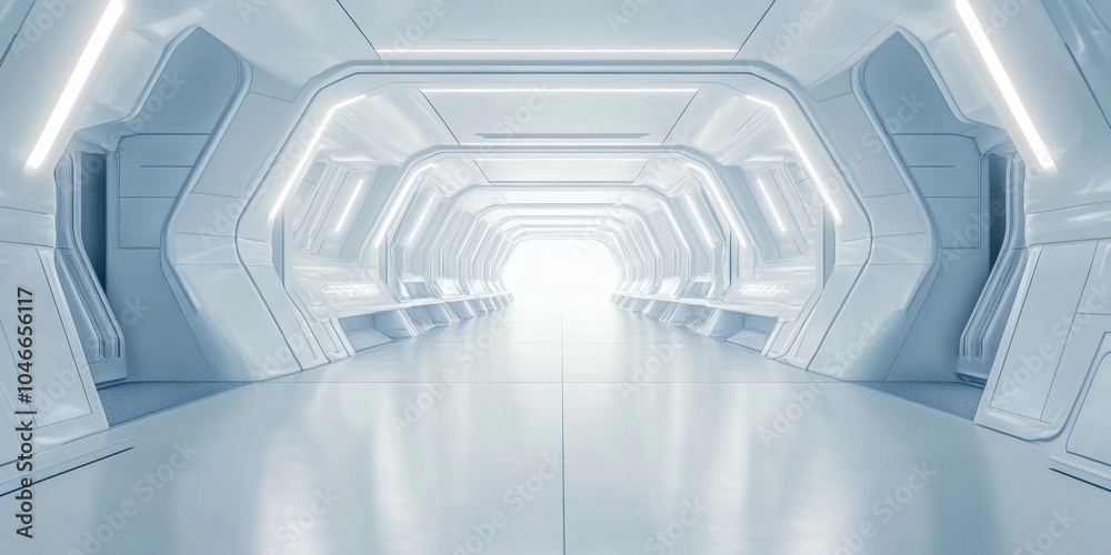 Obraz premium Futuristic Corridor.