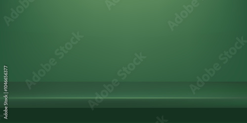 Table top or countertop, shelf studio abstract background. Design concepts empty room with space for displaying products, backdrop, selling products, stage showcase, promotion display. Vector
