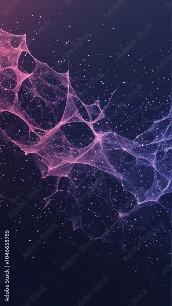 Naklejka premium Energy Abstraction with Network Flares