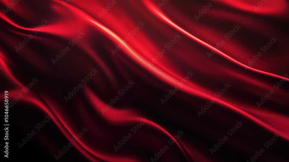 Obraz premium Red Silk Drape.