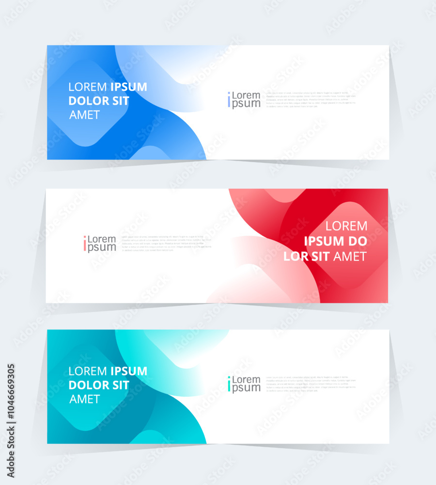 Geometric banner design with Vector presentation template. Geometric banner design with Vector presentation template.
